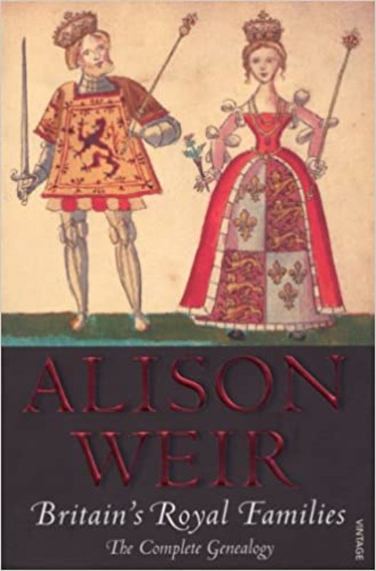 Book cover for "Britain's Royal Families" by Alison Weir