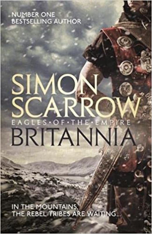 Book cover for "Britannia" by Simon Scarrow