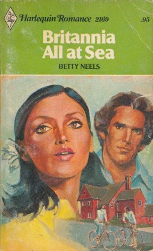 Book cover for "Britannia All at Sea" by Betty Neels