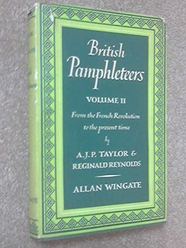 Book cover for "British Pamphleteers" by George Orwell