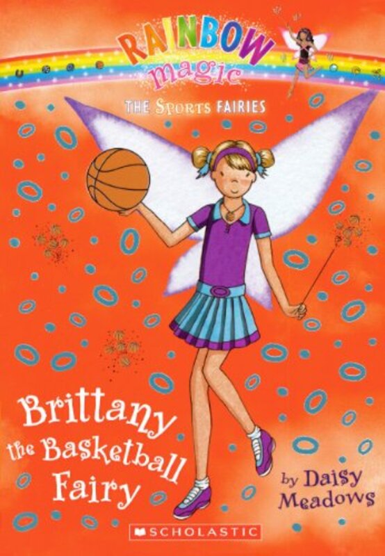 Book cover for "Brittany the Basketball Fairy" by Daisy Meadows