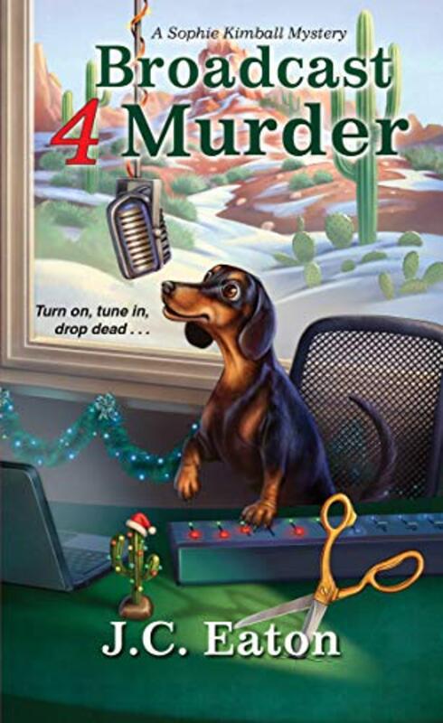 Book cover for "Broadcast 4 Murder" by JC Eaton