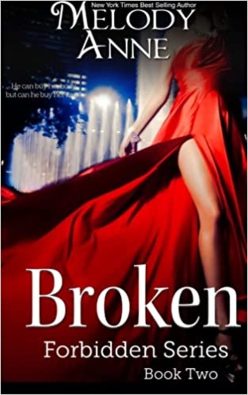 Book cover for "Broken" by Melody Anne