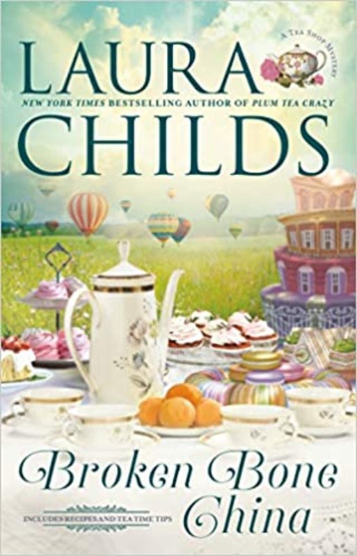Book cover for "Broken Bone China" by Laura Childs