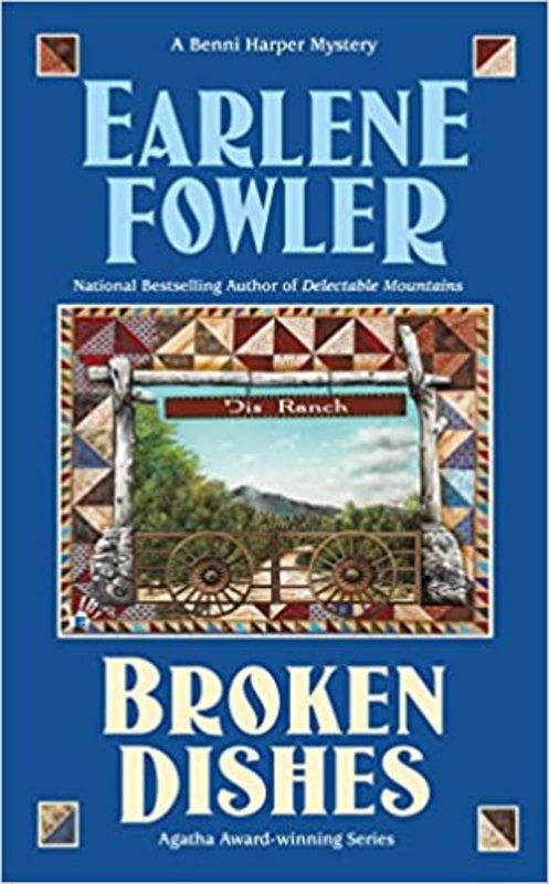 Book cover for "Broken Dishes" by Earlene Fowler