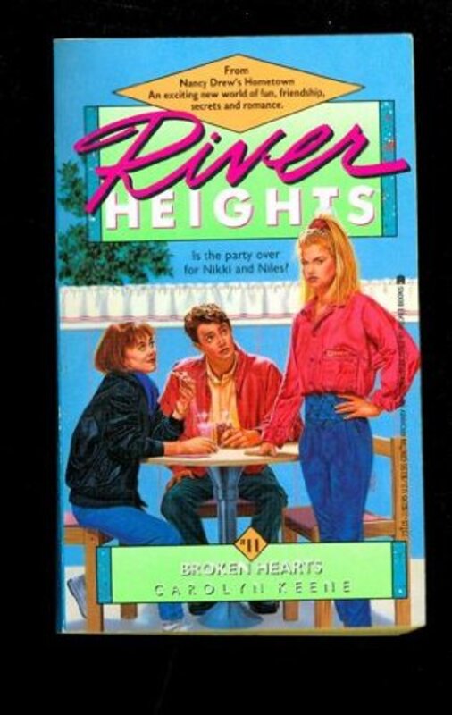 Book cover for "Broken Hearts" by Carolyn Keene