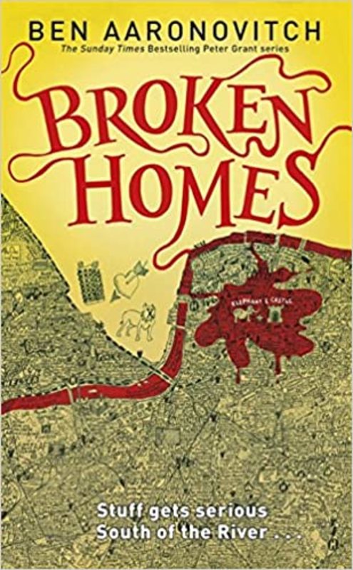 Book cover for "Broken Homes" by Ben Aaronovitch