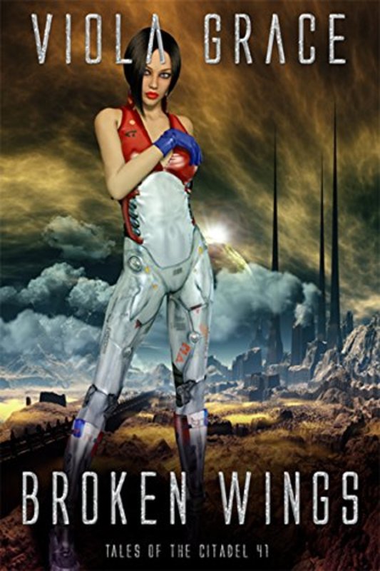 Book cover for "Broken Wings" by Viola Grace