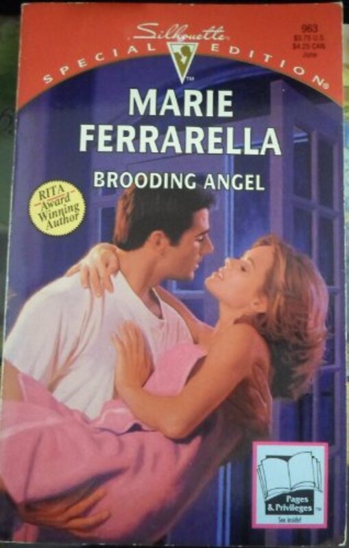 Book cover for "Brooding Angel" by Marie Ferrarella