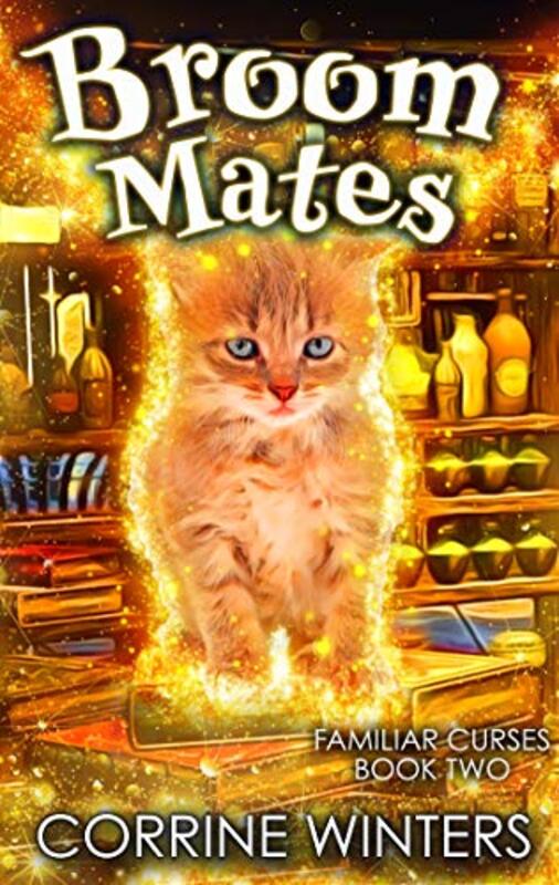 Book cover for "Broom Mates" by Corrine Winters
