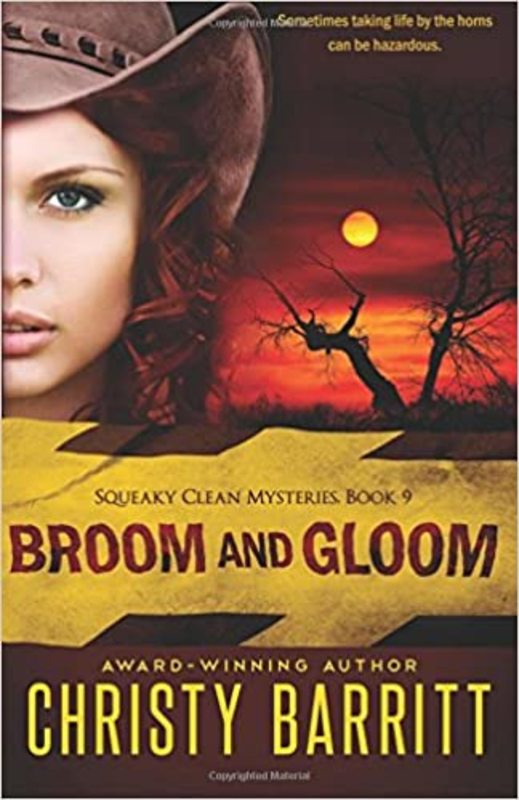 Book cover for "Broom and Gloom" by Christy Barritt
