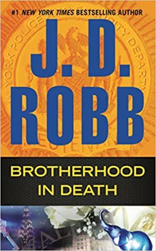 Book cover for "Brotherhood in Death" by JD Robb