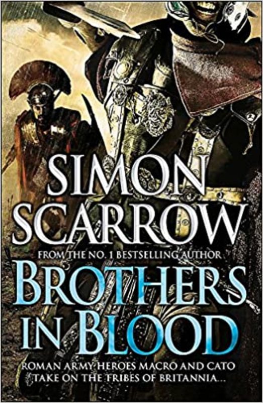 Book cover for "Brothers in Blood" by Simon Scarrow