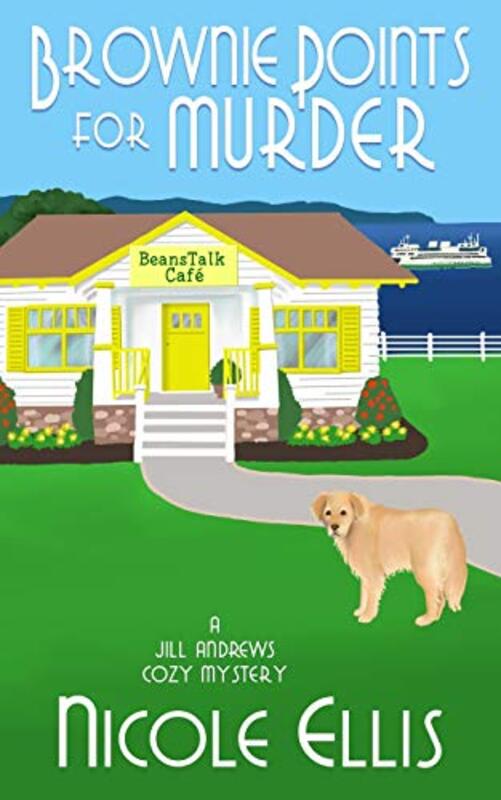 Book cover for "Brownie Points for Murder" by Nicole Ellis