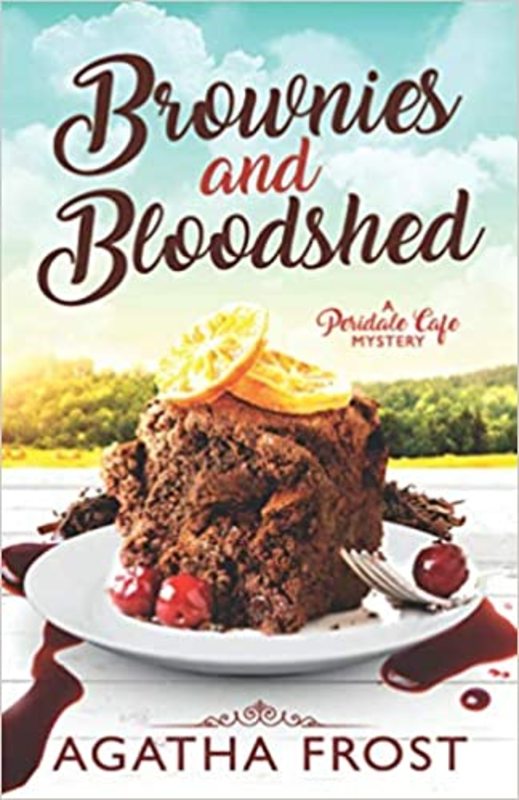 Book cover for "Brownies and Bloodshed" by Agatha Frost
