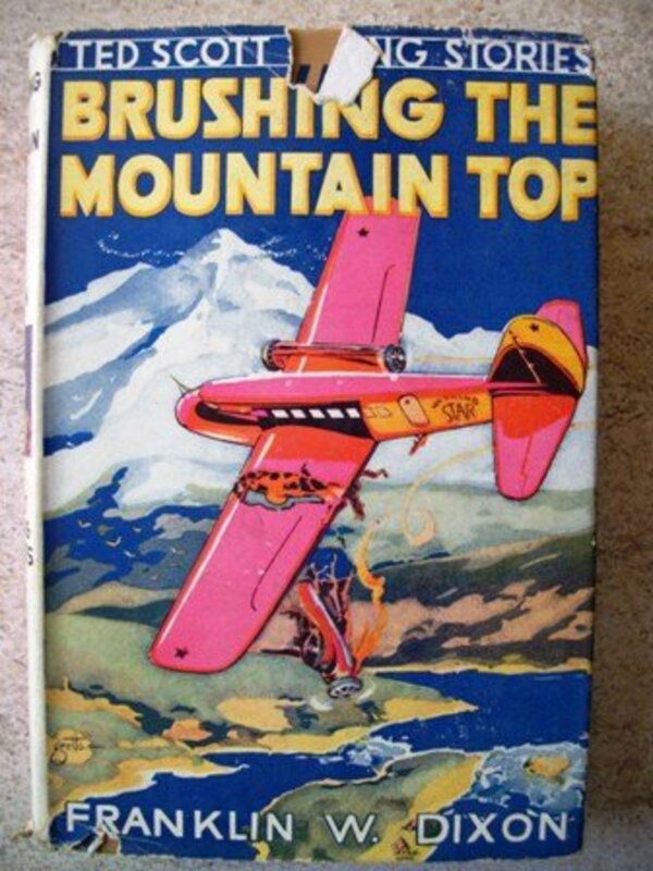 Book cover for "Brushing the Mountain Top" by Franklin W Dixon