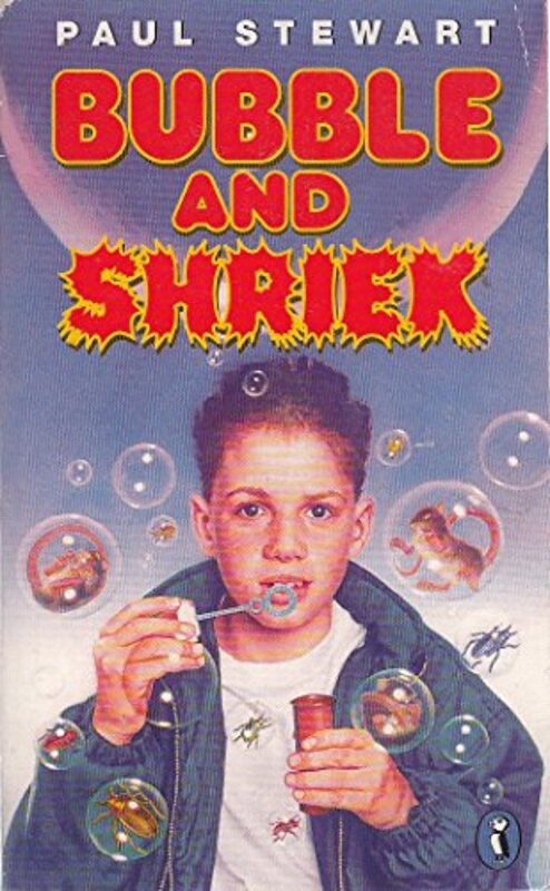 Book cover for "Bubble and Shriek" by Paul Stewart