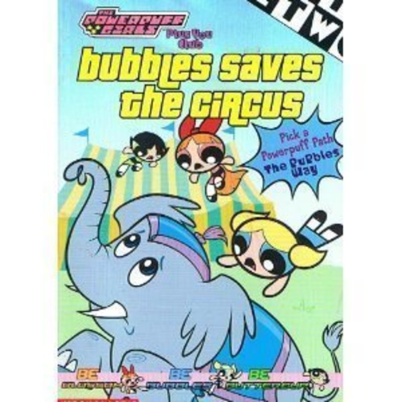 Book cover for "Bubbles Saves the Circus" by Tracey West