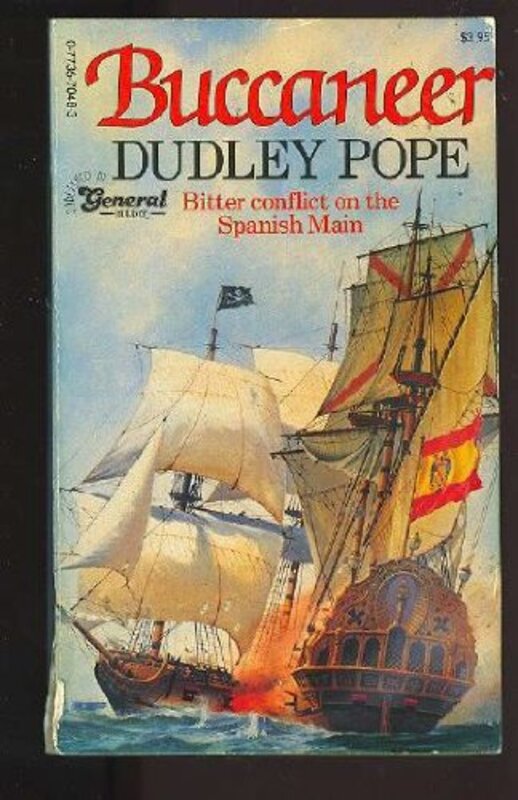 Book cover for "Buccaneer" by Dudley Pope