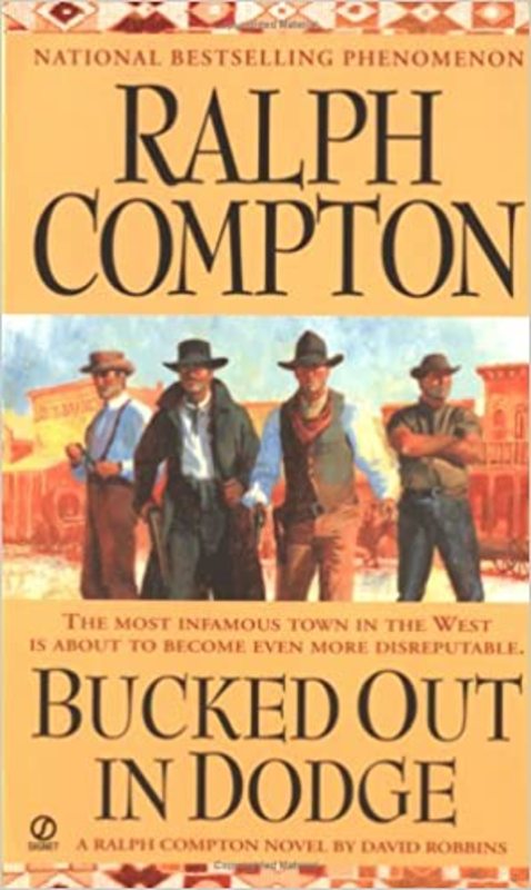 Book cover for "Bucked Out in Dodge" by David Robbins