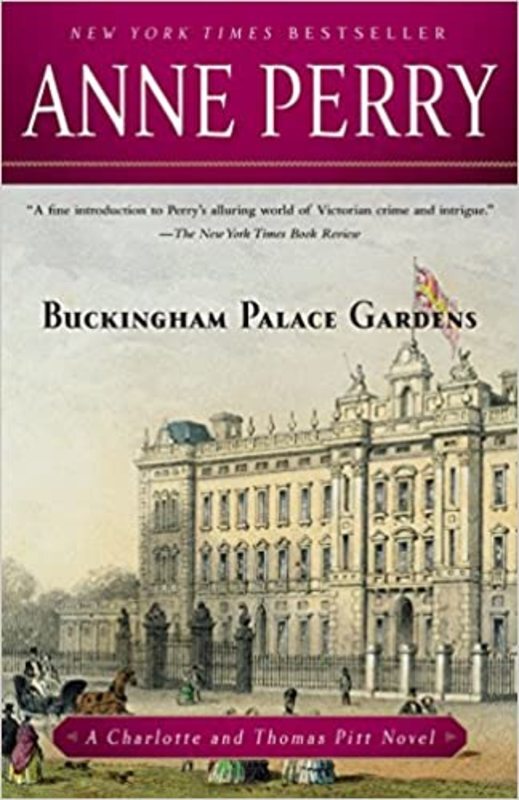 Book cover for "Buckingham Palace Gardens" by Anne Perry