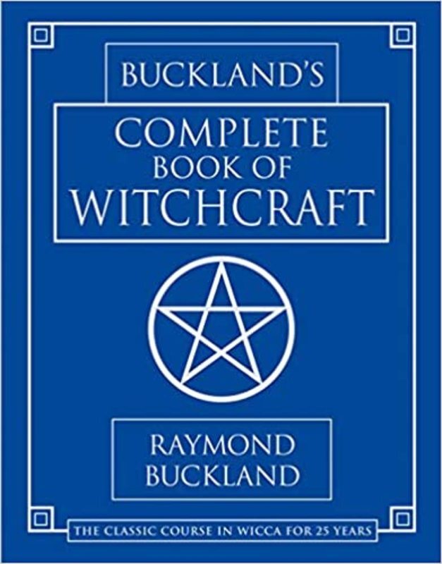 Book cover for "Buckland's Complete Book of Witchcraft" by Raymond Buckland