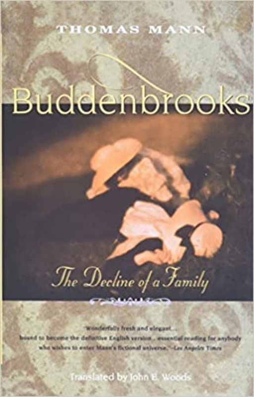 Book cover for "Buddenbrooks" by Thomas Mann