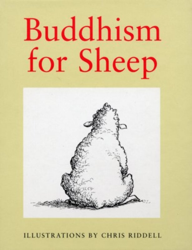 Book cover for "Buddhism For Sheep" by Chris Riddell