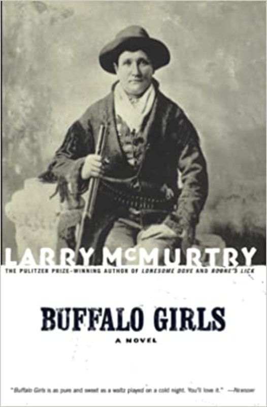 Book cover for "Buffalo Girls" by Larry McMurtry