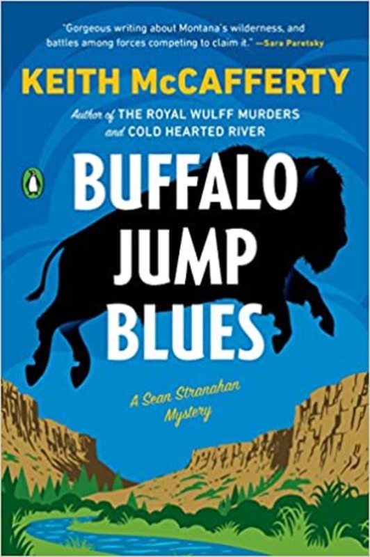 Book cover for "Buffalo Jump Blues" by Keith McCafferty
