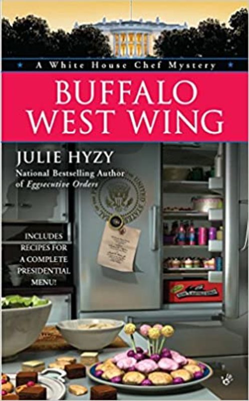 Book cover for "Buffalo West Wing" by Julie Hyzy