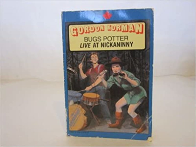 Book cover for "Bugs Potter Live at Nickaninny" by Gordon Korman