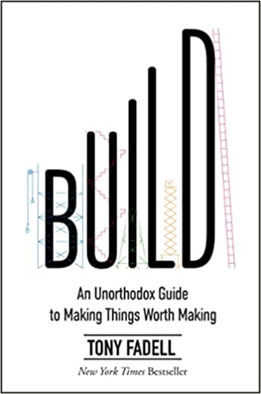 Book cover for "Build" by Tony Fadell