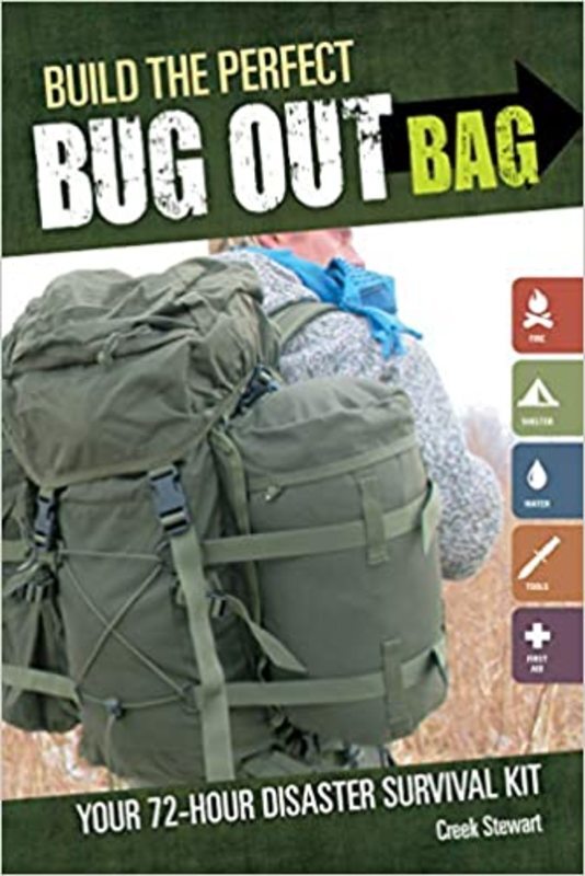 Book cover for "Build the Perfect Bug Out Bag" by Creek Stewart