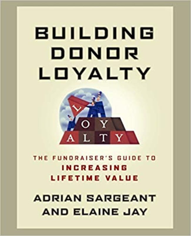 Book cover for "Building Donor Loyalty" by Adrian Sargeant