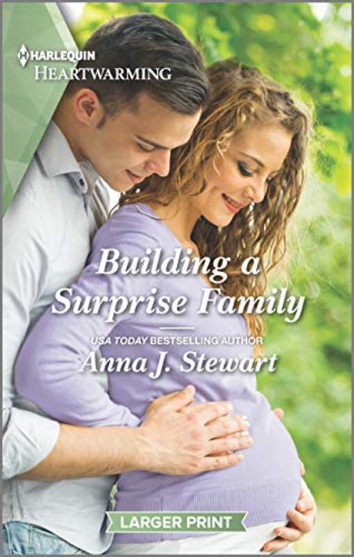 Book cover for "Building a Surprise Family" by Anna J Stewart