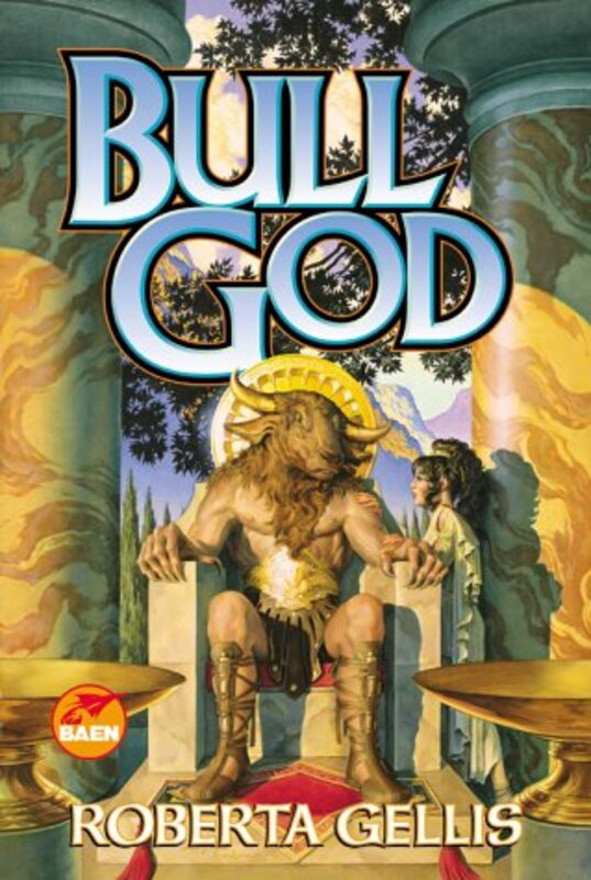 Book cover for "Bull God" by Roberta Gellis
