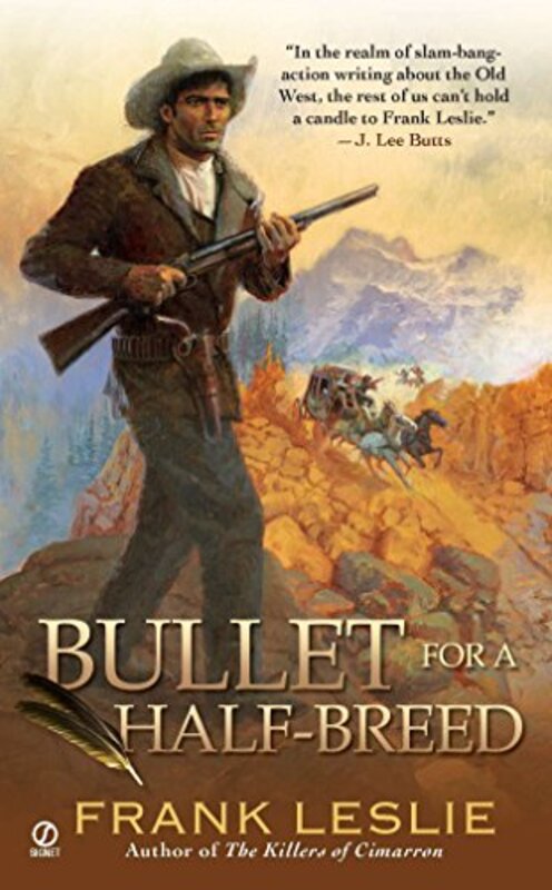 Book cover for "Bullet for a Half-Breed" by Frank Leslie