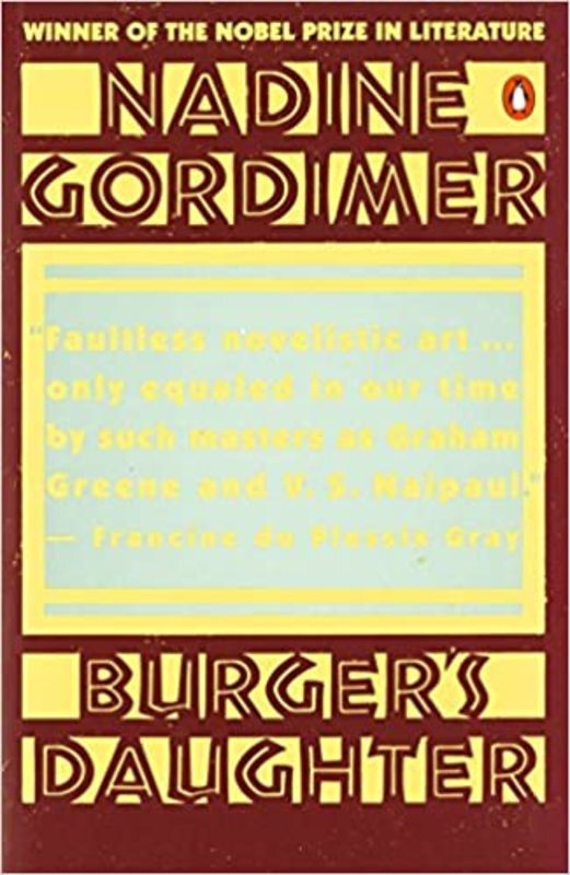 Book cover for "Burger's Daughter" by Nadine Gordimer