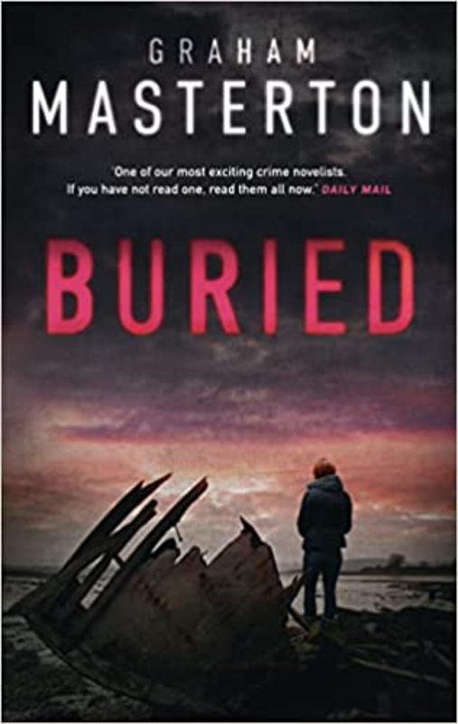 Book cover for "Buried" by Graham Masterton