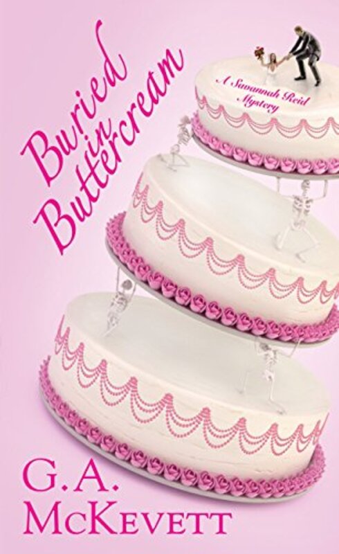Book cover for "Buried In Buttercream" by G. A. McKevett