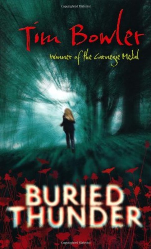 Book cover for "Buried Thunder" by Tim Bowler