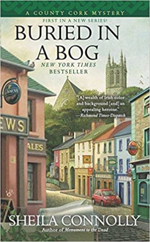 Book cover for "Buried in a Bog" by Sheila Connolly