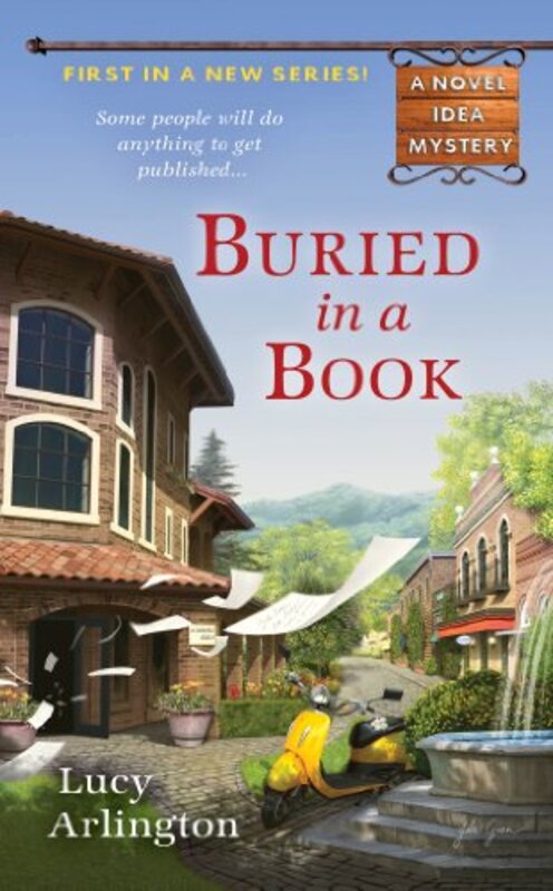 Book cover for "Buried in a Book" by Lucy Arlington