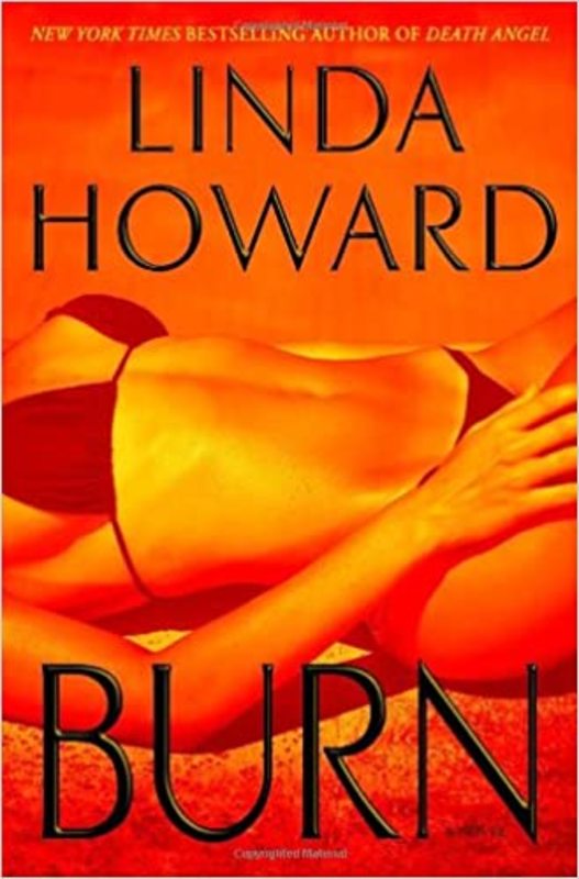 Book cover for "Burn" by Linda Howard
