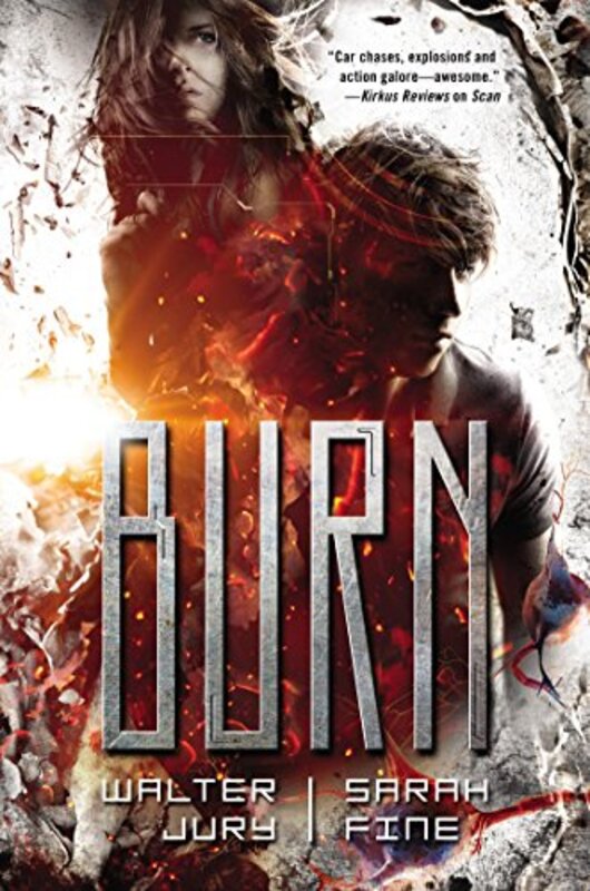 Book cover for "Burn" by Sarah Fine