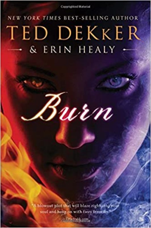 Book cover for "Burn" by Ted Dekker