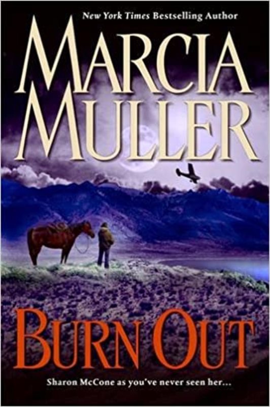 Book cover for "Burn Out" by Marcia Muller