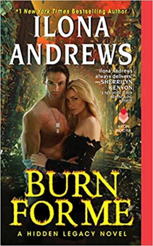 Book cover for "Burn for Me" by Ilona Andrews