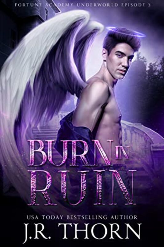 Book cover for "Burn in Ruin" by JR Thorn